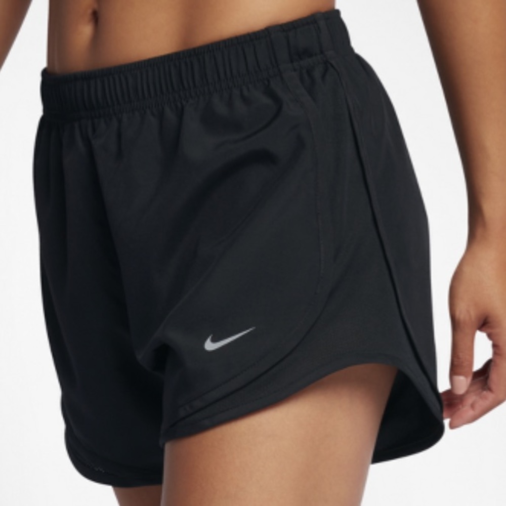 NWT Nike Tempo Women's Brief-Lined Running Shorts Black Size Large Workout Gym - Picture 1 of 6